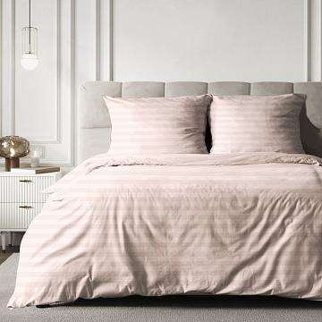 Страйп-сатин 220 см г/к рис.87021-11 латте АК