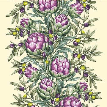 Полотно вафельное 50 см наб рис.29501-1 Артишок