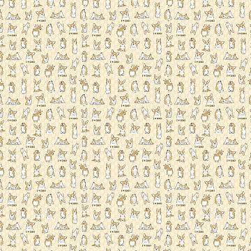 Перкаль 220 см наб рис.6979-1 Веселые корги