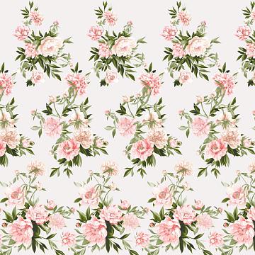 Бязь Премиум 220 см наб рис.7241-1 Шелковая вуаль