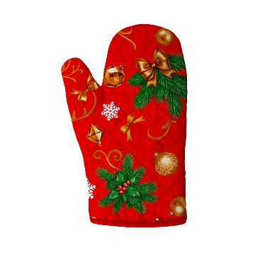 Прихватка-рукавица рогожка Все ДOMA/Vse DOMA рис.60399-1 Чудесное настроение
