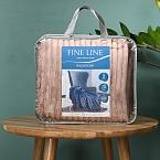 Плед велсофт Fine Line Пыльная роза 161508 полоса