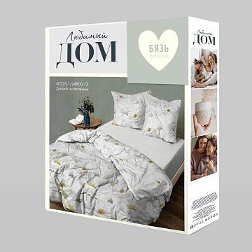 КПБ бязь Любимый дом рис.60223-1/24900-73 Дикий шиповник н/у