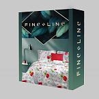 КПБ перкаль Fine Line рис.6259-3 Серебряный будуар