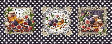 Рогожка 150 см наб рис.29457-1 Слаще меда