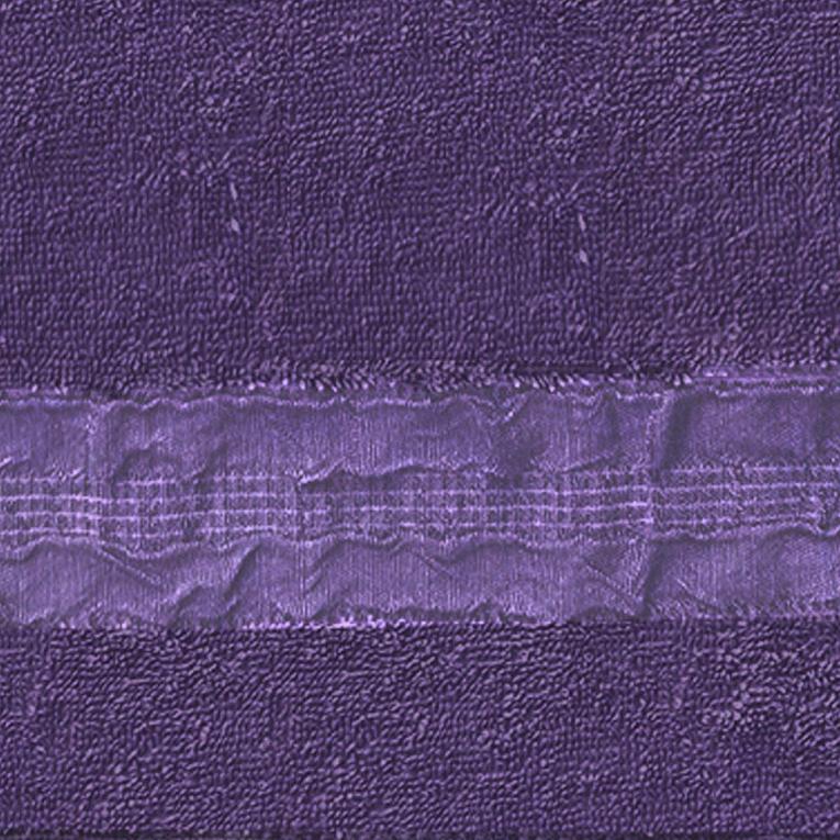 Полотенце махровое Fine Line бордюр Фантазия фиолетовый - 2