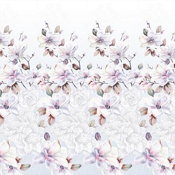 Бязь Премиум 220 см наб рис.6466-1 Скарлетт