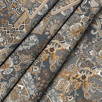 Бязь Премиум 220 см наб рис.72068-1 Новое пейсли