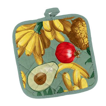 Прихватка рогожка Все ДOMA/Vse DOMA рис.60164-1 Много фруктов