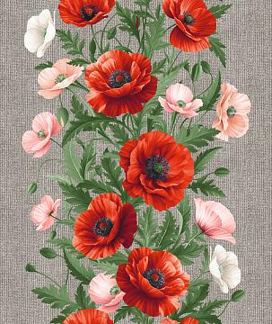 Дорожка 50 см наб рис.29451-1 Королевские маки