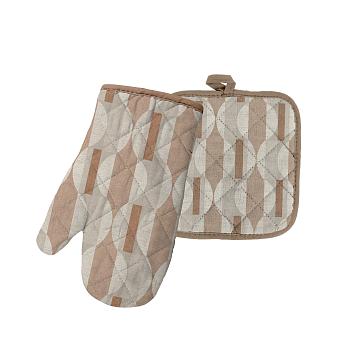 Набор из рогожки прихватка, рукавица Все ДOMA/Vse DOMA рис.60352-1 Этюд