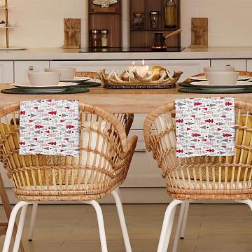 Набор вафельных полотенец Все ДOMA/Vse DOMA рис.60325-1 Зимняя сказка