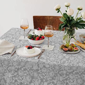 Рогожка 150 см наб рис.29387-1 Кружевная фантазия