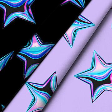 КПБ бязь Любимый дом рис.50255-1/50255-2 Неоновые звезды н/у