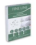 Наматрасник водонепроницаемый махра резинка с углов Fine Line белый